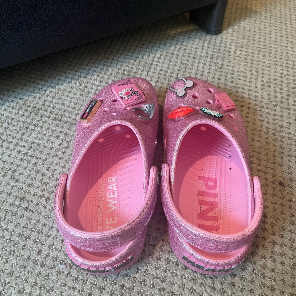 Pink Glitter Women’s Clogs